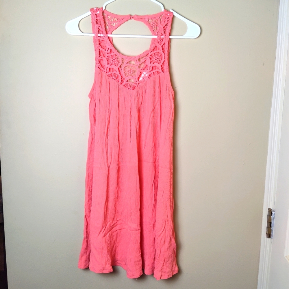 Altar'd State Sunset Haze Coral Dress, Size S
